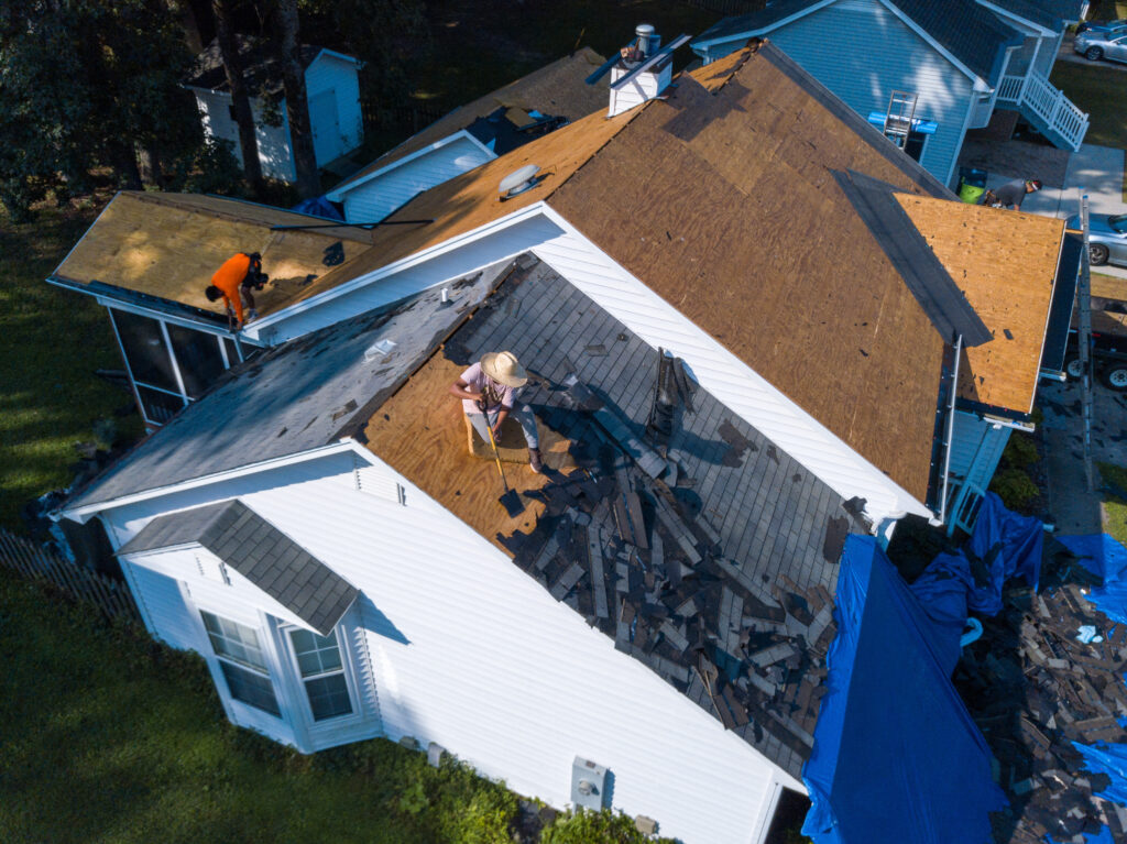 roof decking Residential Roof Replacement
