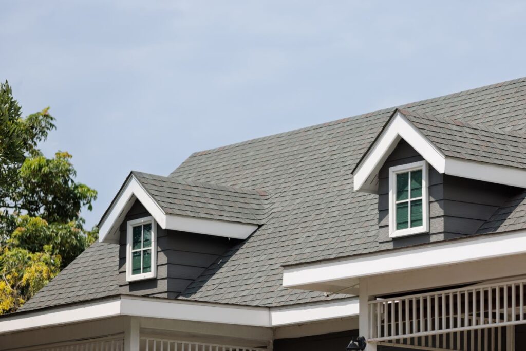Shingles roof home